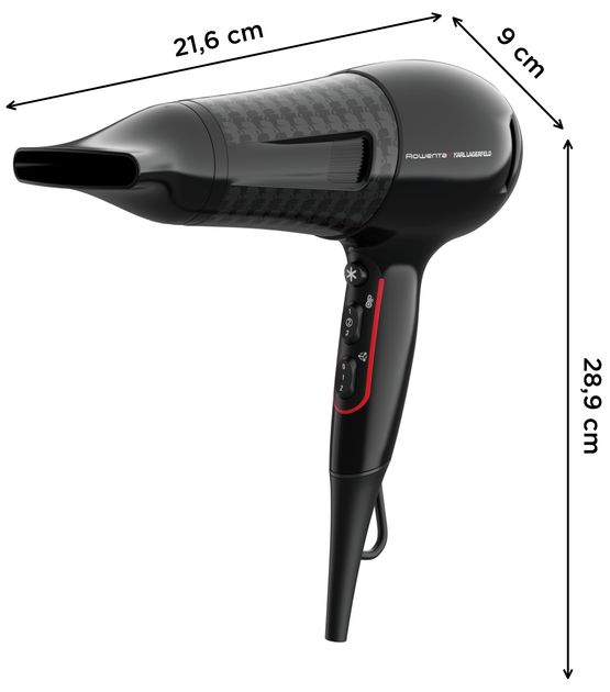 Фен Rowenta POWERLINE KARL LAGERFELD CV591LF0 - изображение 9