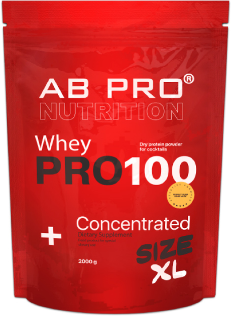 Протеїн AB PRO PRO 100 Whey Concentrated 2000 г Ваніль (PRO2000ABVA79 ...