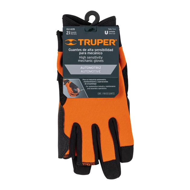 Рукавички механіка, високочутливі Truper GU-635 - зображення 3