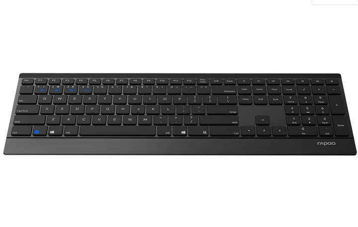 Клавиатура беспроводная Rapoo E9500M Bluetooth, USB-ресивер – фото ...