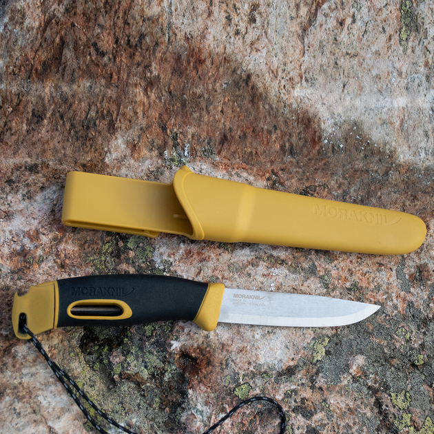 Нож Morakniv Companion Spark Yellow нержавеющая сталь (13573) - изображение 2