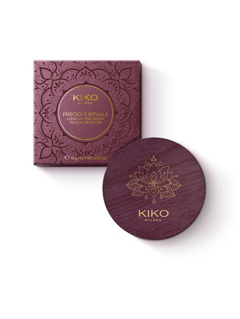 Хайлайтер для обличчя Kiko Milano Precious Rituals Highlighter 02 Golden Meditation - изображение 2