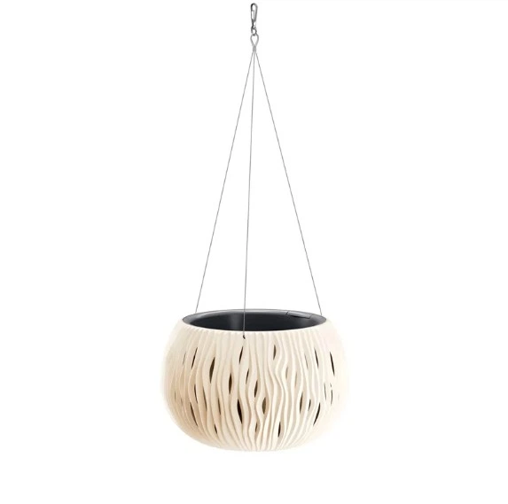 Горшок для цветов подвесной Sandy Bowl WS 240мм круглый Кремовый (DSK240WS-CY728) - Фото 1 Горшок для цветов подвесной Sandy Bowl WS 240мм круглый Кремовый (DSK240WS-CY728) - изображение 1