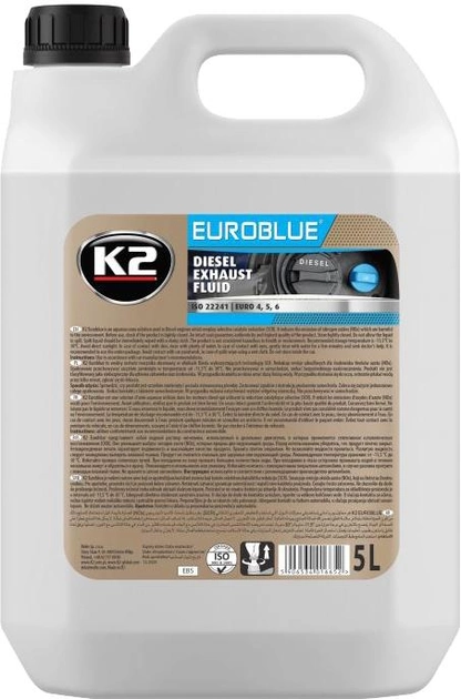 Акція на Розчин сечовини K2 Euroblue AdBlue 5 л (K2-EB5) від Rozetka