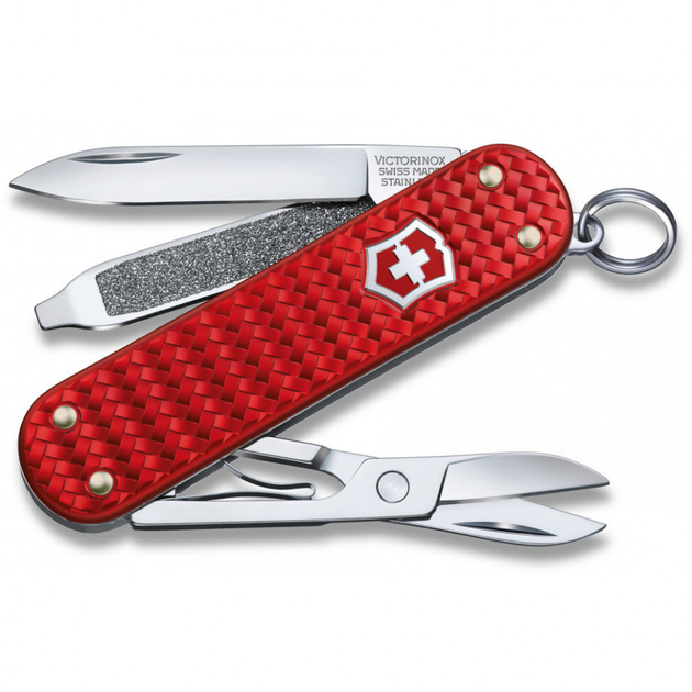 Нож Victorinox Сlassic SD Precious Alox Iconic Red 06221.401G - изображение 1