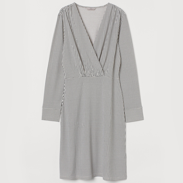 Сукня міді осіння жіноча H&M 0923522_чорн ромб_01 M Біла від Rozetka на платформі USKIDKA Акція на Сукня міді осіння жіноча H&M 0923522_чорн ромб_01 M Біла від Rozetka
