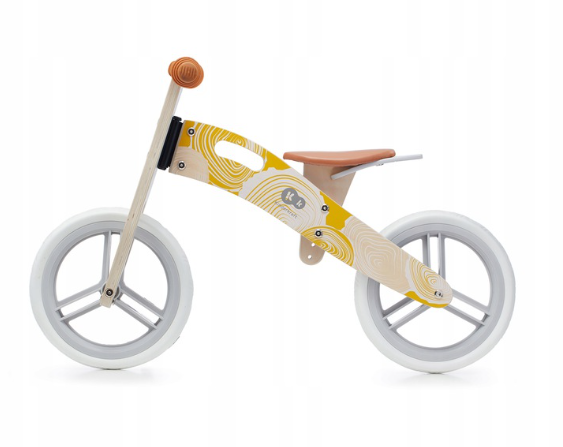 Беговел Kinderkraft Runner Nature Yellow (ve-22341) деревянный - изображение 2