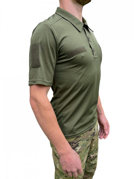 Поло тактическое ВСУ олива футболка поло кулмакс coolmax размер XXL 54 - изображение 2
