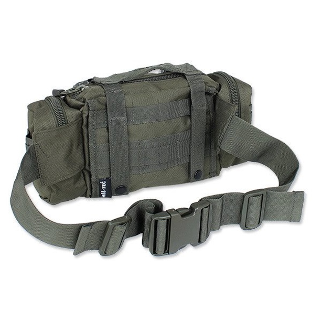 Тактична сумка на пояс Mil-Tec Fanny Pack Olive 340 x 160 x 80 мм Зелений - зображення 2