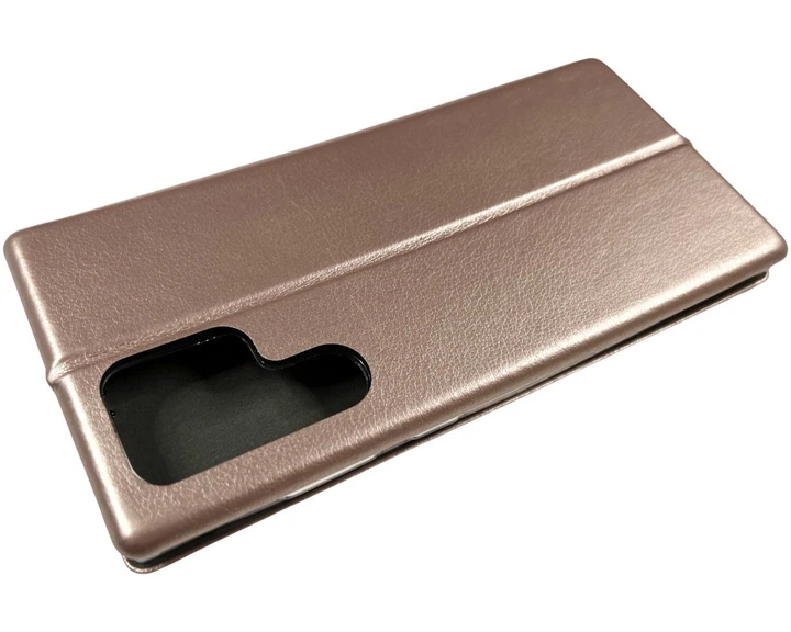 Чохол-книжка Elegant на Samsung Galaxy S22 Ultra рожевий - Фото 4 Чохол-книжка Elegant на Samsung Galaxy S22 Ultra рожевий - зображення 4
