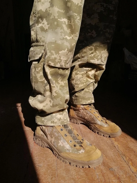Кеды летние тактические облегченные, обувь для военных KROK KT2, 40 размер, хаки, 02.40 - изображение 1