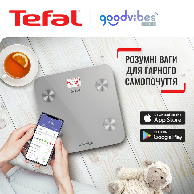 Смарт-весы Tefal GOODVIBES LIFE BM9600S1 - изображение 10