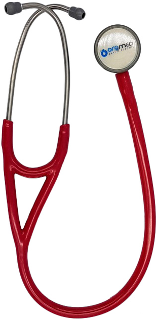 Стетоскоп кардиологический двусторонний Oromed ORO SF-501 Red (5907222589267_red) - изображение 1