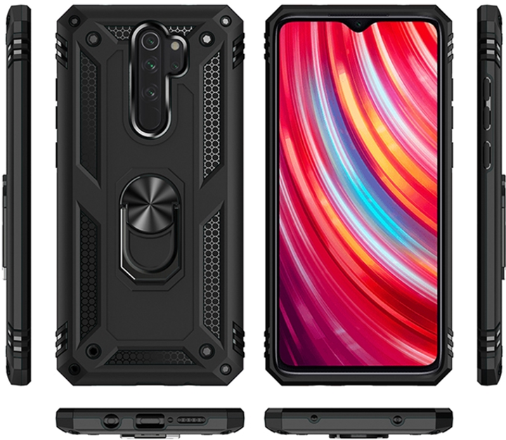 Панель BeCover Military для Xiaomi Redmi 9 Black (BC_705128) - зображення 2