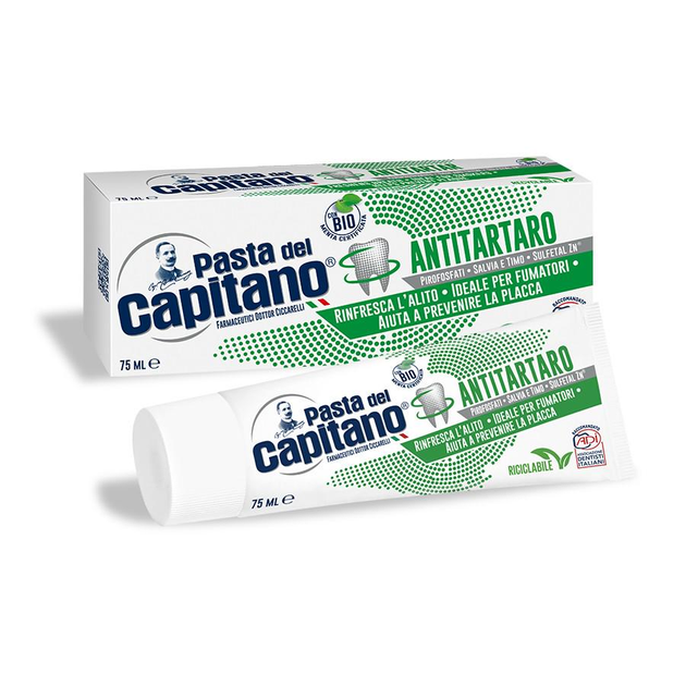Зубная паста Pasta del Capitano Antitartar Против зубного камня 100% ...