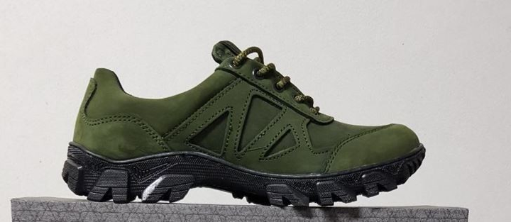 Тактичні Кросівки Armos Full Leather Green (ARMOS-013-GN-45) - зображення 1