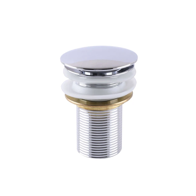 Донный клапан Globus Lux HG15-03B для умывальника, хром (Click-clack) - Фото 2 Донный клапан Globus Lux HG15-03B для умывальника, хром (Click-clack) - изображение 2