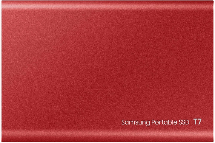 Dysk SSD Samsung Portable T7 500GB USB 3.2 Type-C (MU-PC500R/WW) External Red - obraz 4