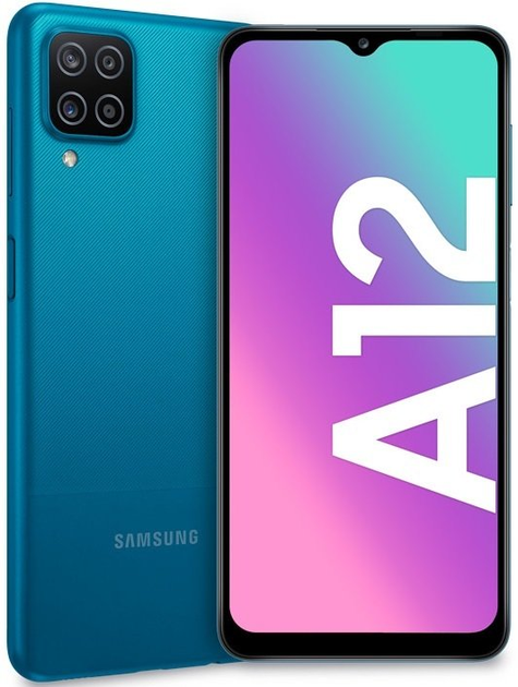 Смартфон Samsung Galaxy A12 SM-A125F 4/64GB Blue (SM-A125FZBVSEK ...