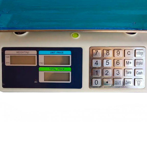 Ваги торговельні електронні з лічильником ціни ACS KitchenTech KT218 50кг 6V (метал) - Фото 5 Ваги торговельні електронні з лічильником ціни ACS KitchenTech KT218 50кг 6V (метал) - изображение 5