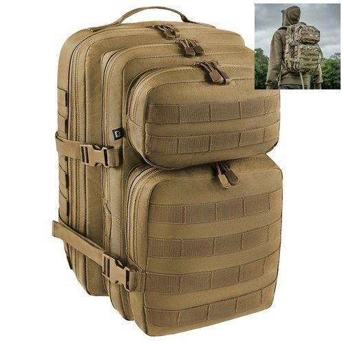 Рюкзак тактичний Brandit US Cooper 40л; 52х30х32см. MOLLE. Рюкзак для військових бренді 8008.70. Coyote. - зображення 1