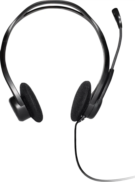 Навушники гарнітура Logitech PC 960 USB чорний (26978) - Фото 2 Навушники гарнітура Logitech PC 960 USB чорний (26978) - зображення 2