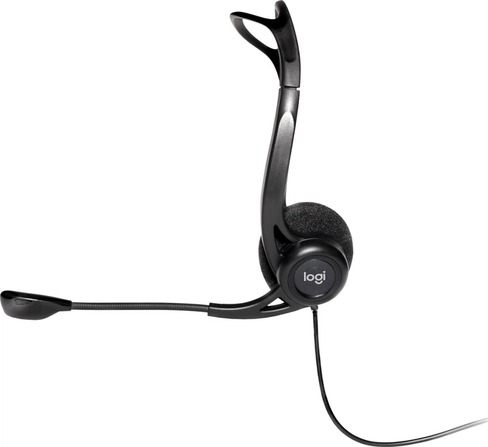 Навушники гарнітура Logitech PC 960 USB чорний (26978) - Фото 4 Навушники гарнітура Logitech PC 960 USB чорний (26978) - зображення 4