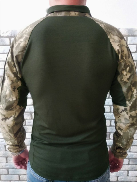 Военная тактическая рубашка с длинным рукавом Убакс 44 Хаки Пиксель - изображение 2
