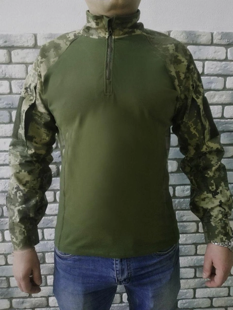 Военная тактическая рубашка с длинным рукавом Убакс 52 Олива Пиксель - изображение 1