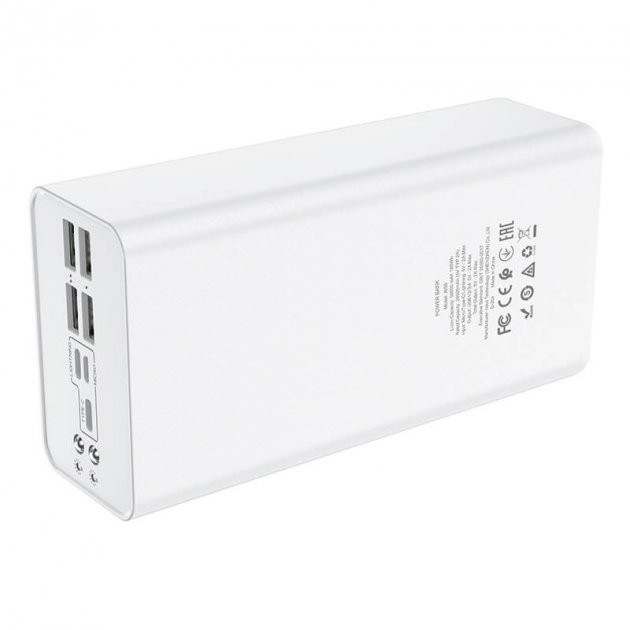 Hoco J65B Power Bank 50000mAh – White – momorai_tsog Tech and Tools