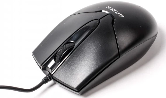 Миша A4Tech OP-550NU Black USB V-Track - Фото 3 Миша A4Tech OP-550NU Black USB V-Track - зображення 3