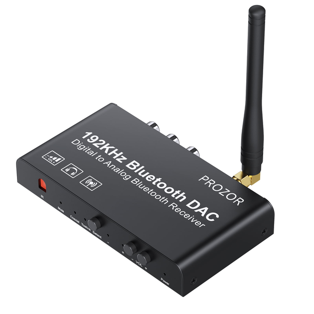 Переходник аудио оптика/коаксиал/Bluetooth to 2 RCA + 3.5мм с ...