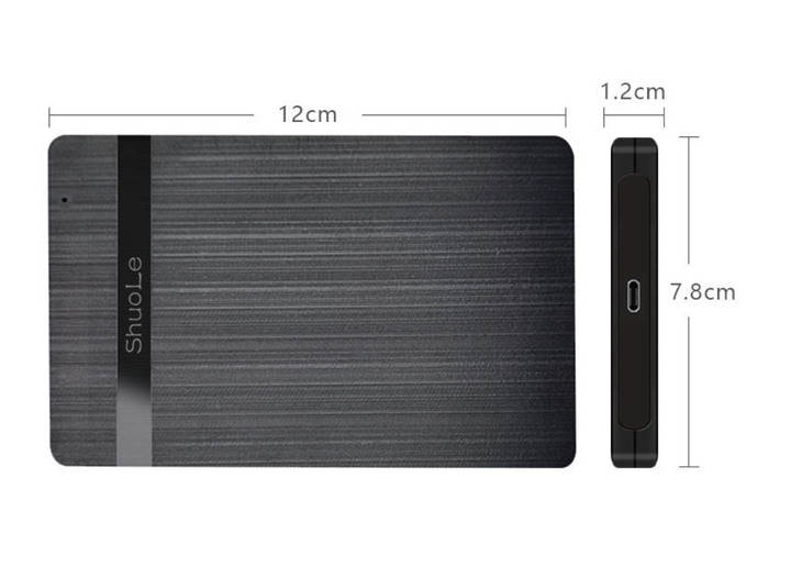 Зовнішня кишеня Shuole U25TC USB 3.1 Type C для HDD 2.5" - Фото 7 Зовнішня кишеня Shuole U25TC USB 3.1 Type C для HDD 2.5" - зображення 7