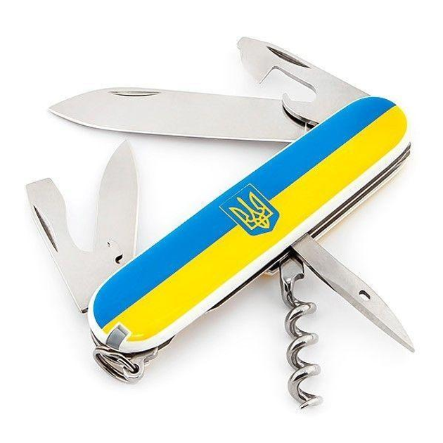 Складной нож Victorinox SPARTAN UKRAINE 1.3603.7R4 - изображение 1