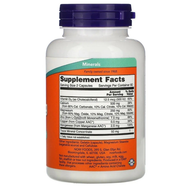 Витамины Now Foods Cal-Mag Caps 120 капсул – фото, отзывы ...