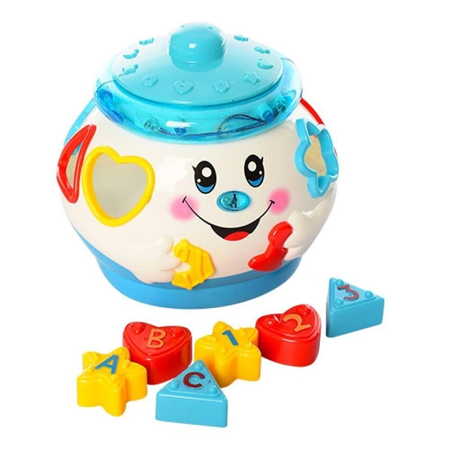 Детский Волшебный горшочек-логика 0915 Limo Toy, игрушка развивающая , музыкальный сортер белый - Фото 1 Детский Волшебный горшочек-логика 0915 Limo Toy, игрушка развивающая , музыкальный сортер белый - изображение 1