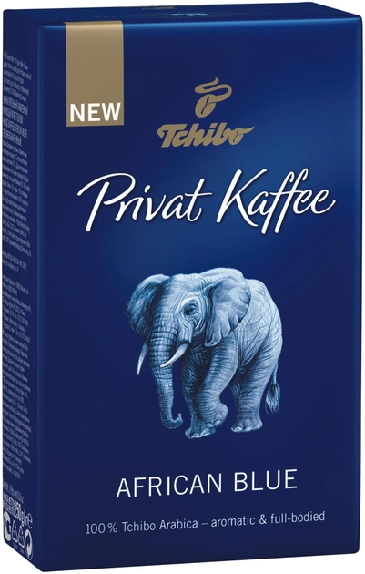 Акція на Кава Tchibo Privat Kaffee African Blue мелена 250 г від Rozetka