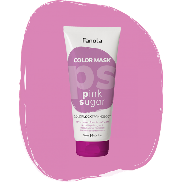 Тонирующая маска для питания и увлажнения Розовый сахар Fanola Color Mask Pink Sugar 200 мл - Фото 1 Тонирующая маска для питания и увлажнения Розовый сахар Fanola Color Mask Pink Sugar 200 мл - изображение 1