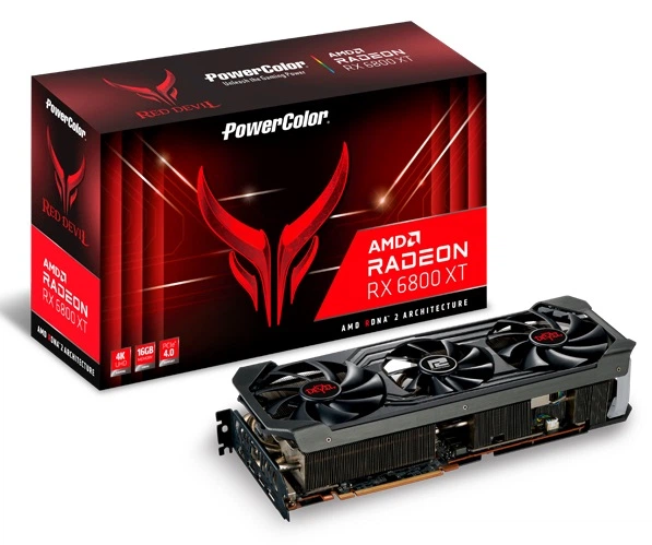 Видеокарта AMD Radeon RX 6800 XT 16GB GDDR6 Red Devil PowerColor