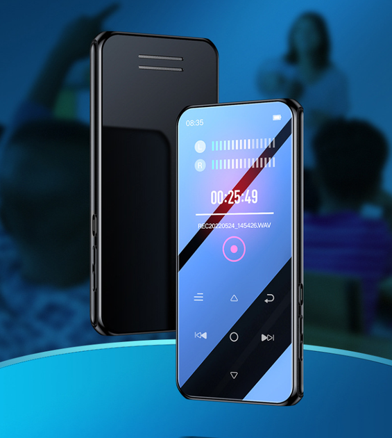 MP3 плеєр Mrobo A15 Bluetooth 2.4" Hi-Fi 4Gb із зовнішнім динаміком - зображення 3
