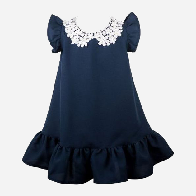 Акция на Дитяче літнє плаття для дівчинки Ласточка 19-3133 134 см Синє от Rozetka