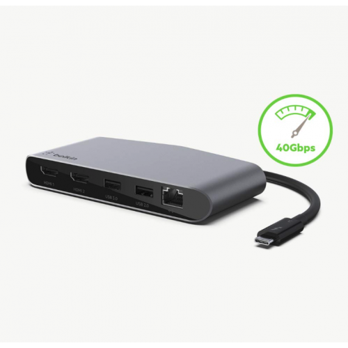 Порт-репликатор Belkin Thunderbolt 3 Dock Mini Station D'accueil (F4U098BT) - изображение 4