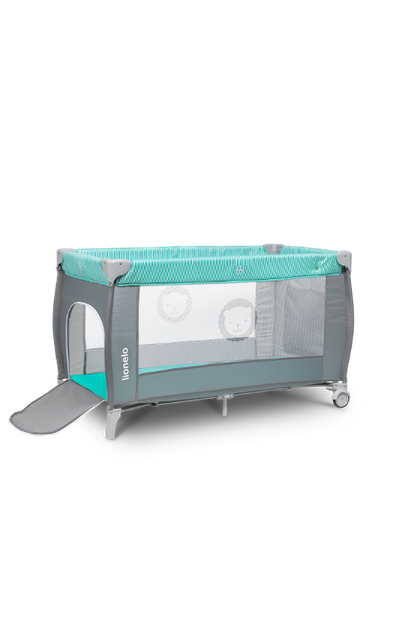 Кроватка-манеж Lionelo SVEN PLUS TURQUOISE / GREY - Фото 5 Кроватка-манеж Lionelo SVEN PLUS TURQUOISE / GREY - изображение 5