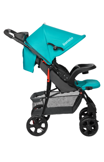 Прогулянкова коляска Lionelo EMMA PLUS VIVID TURQUOISE - зображення 4