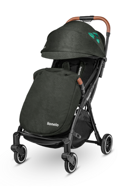 Прогулянкова коляска Lionelo JULIE ONE TROPICAL GREEN - зображення 3