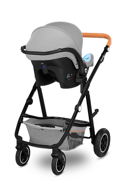 Универсальная коляска 3 в 1 Lionelo AMBER GREY STONE - изображение 2