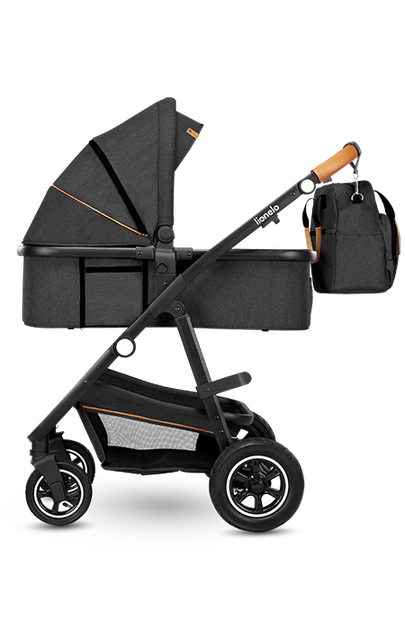 Универсальная коляска 2 в 1 Lionelo AMBER GREY GRAPHITE - изображение 2