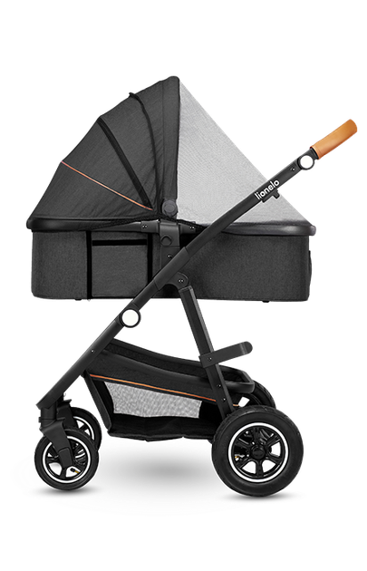 Универсальная коляска 2 в 1 Lionelo AMBER GREY GRAPHITE - изображение 3