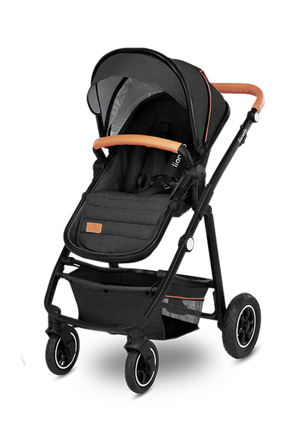 Универсальная коляска 2 в 1 Lionelo AMBER GREY GRAPHITE - изображение 5