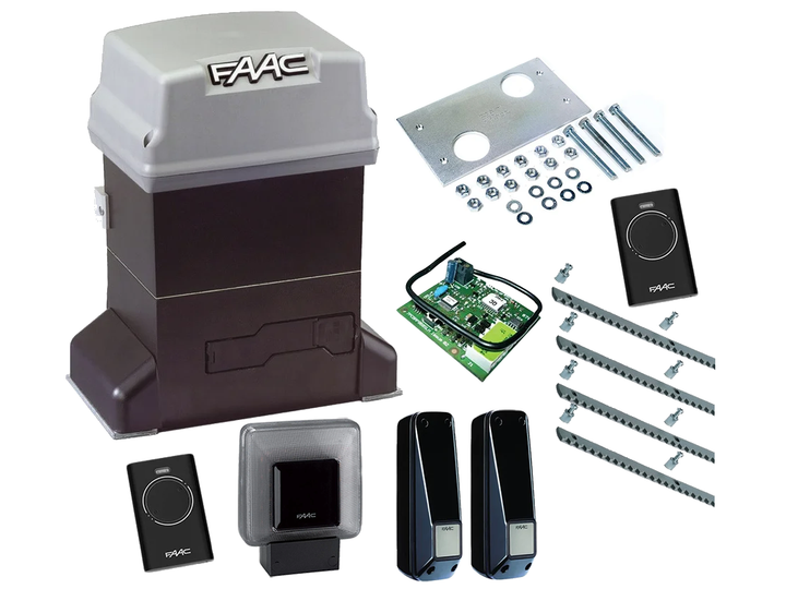 Автоматика для откатных ворот FAAC 746 ER KIT (створка до 600 кг.) Фотоэлементы + лампа, 2 шт., 4 м - Фото 1 Автоматика для откатных ворот FAAC 746 ER KIT (створка до 600 кг.) Фотоэлементы + лампа, 2 шт., 4 м - изображение 1